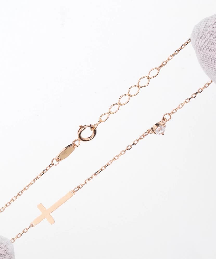 Auksinė apyrankė su cirkoniu