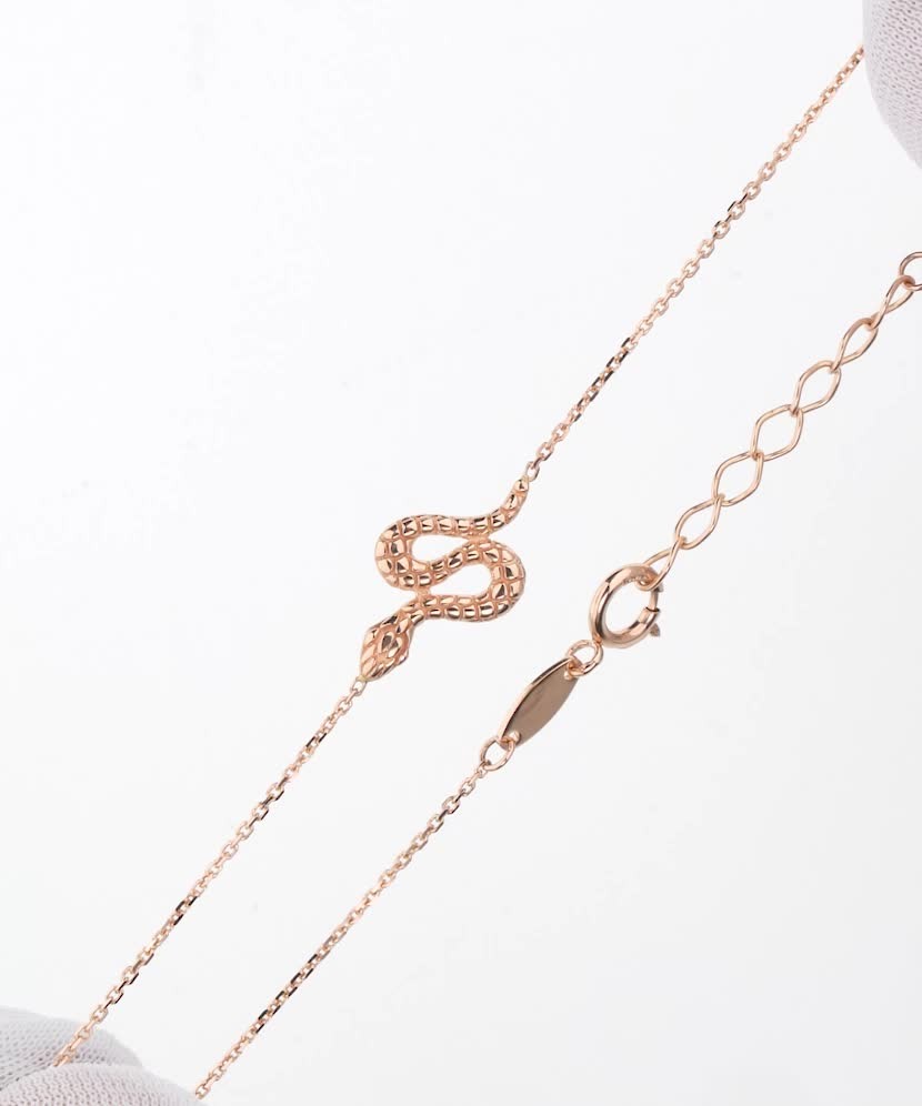 Auksinė apyrankė "Gyvatė"