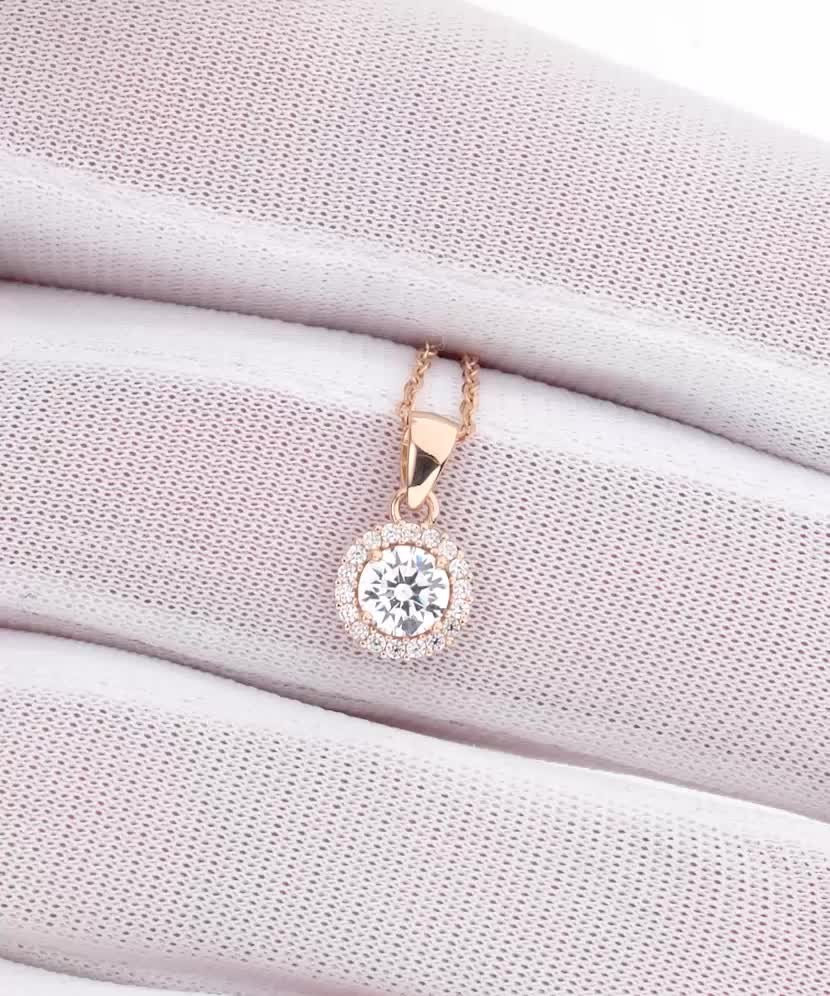 Auksinis pakabukas su cirkoniais