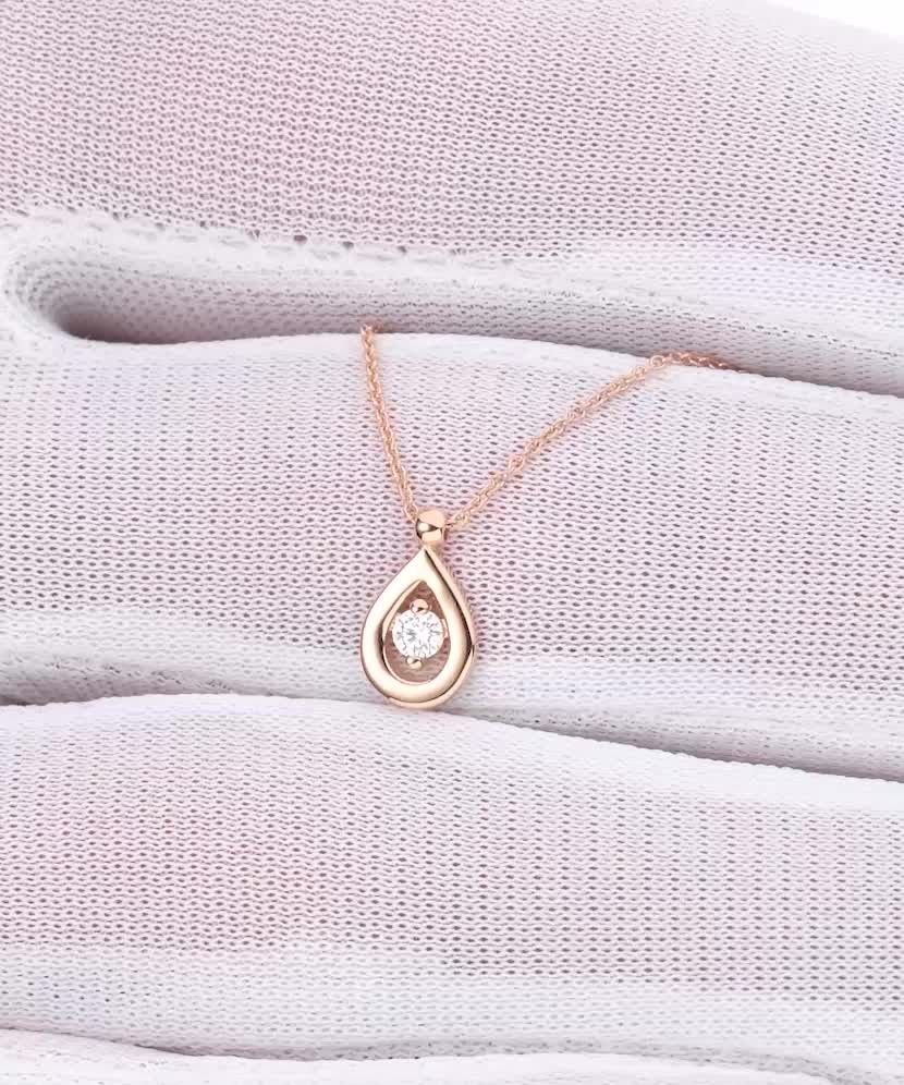 Auksinė Grandinėlė Su deimantiniu Pakabuku