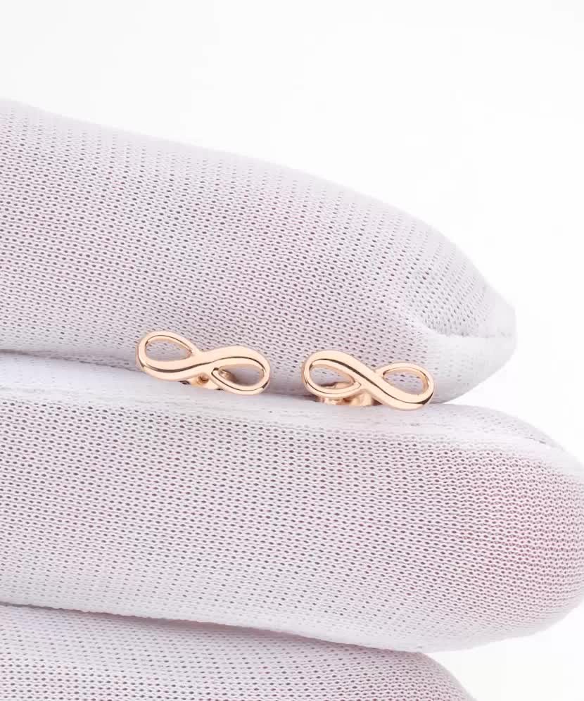 Auksiniai auskarai "Begalybė"