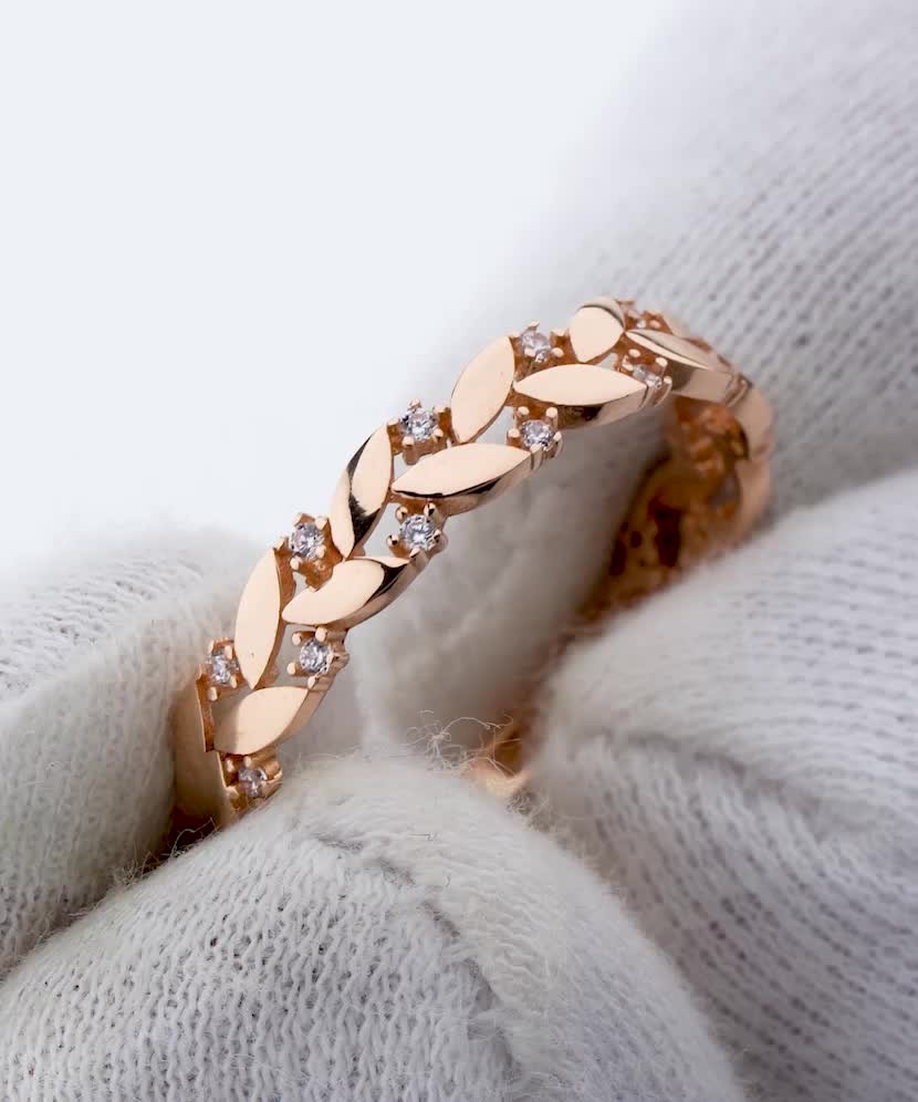 Auksinis žiedas su cirkoniais - Perkamiausi - Goldinga