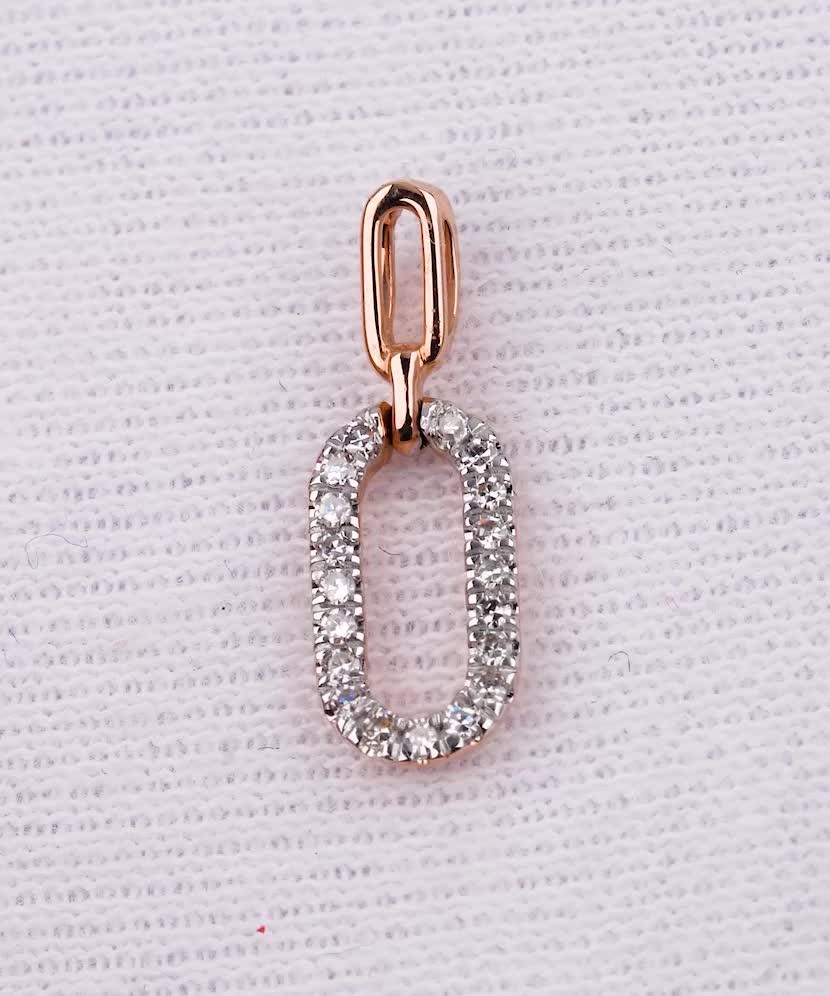 Auksinis pakabukas su deimantais  - Goldinga