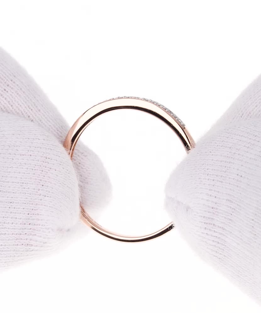 Auksinis žiedas su deimantais  - Goldinga