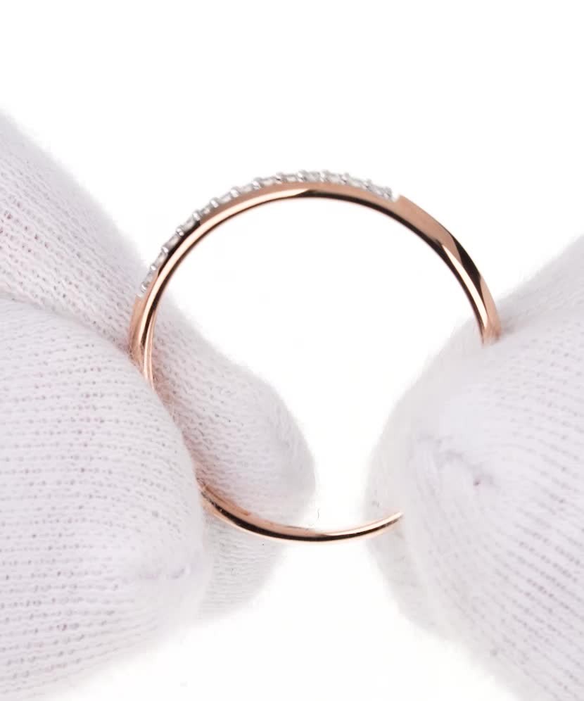 Auksinis žiedas su deimantais - Auksiniai Žiedai su brangakmeniais - Goldinga