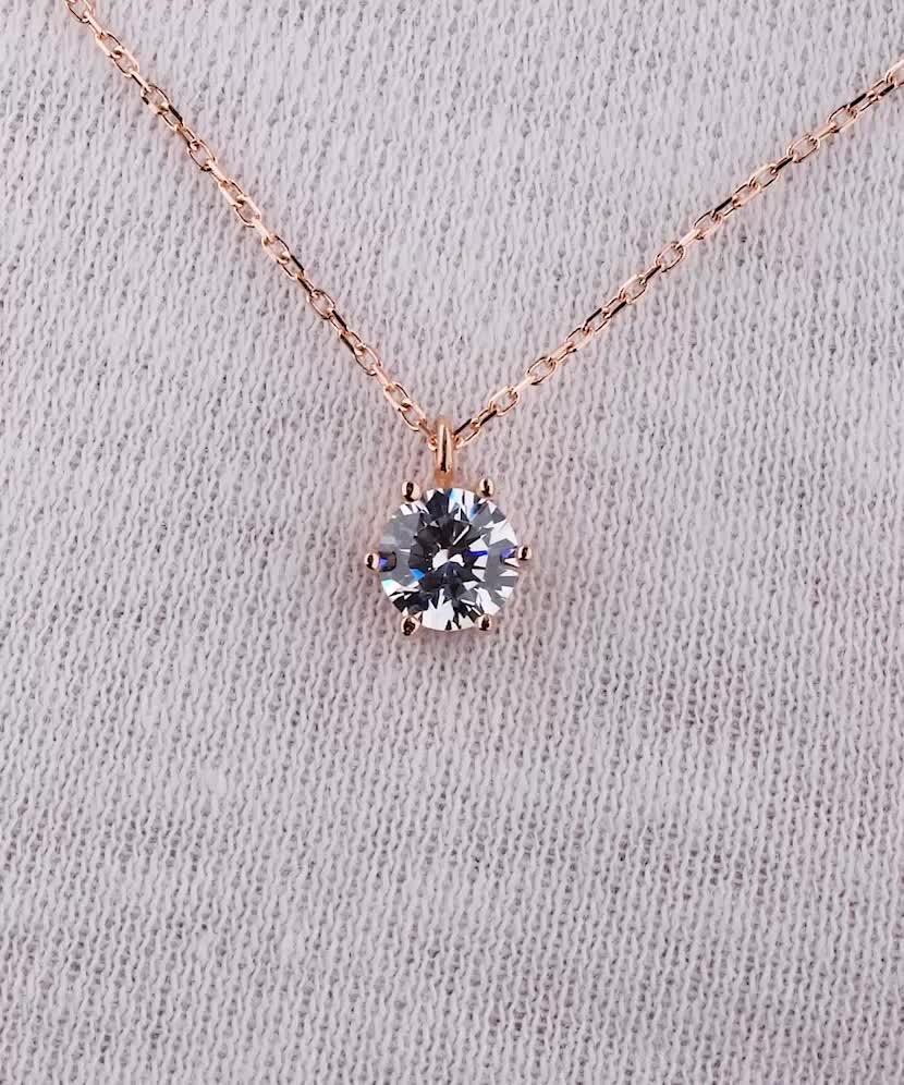 Auksinė grandinėlė su cirkonio pakabuku  - Goldinga