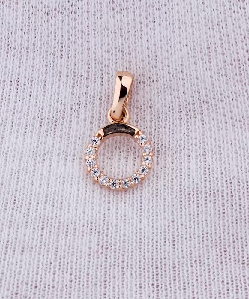 Auksinis pakabukas su cirkoniais  - Goldinga