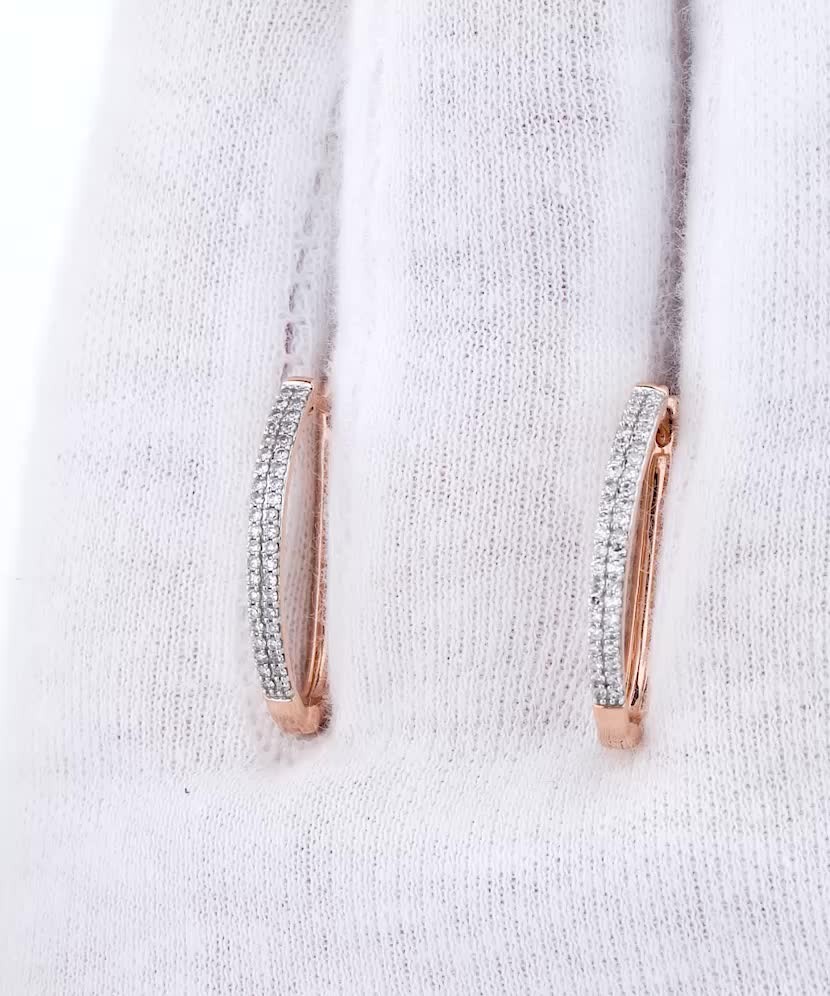 Auksiniai auskarai su briliantais - Auksiniai Auskarai su brangakmeniais - Goldinga