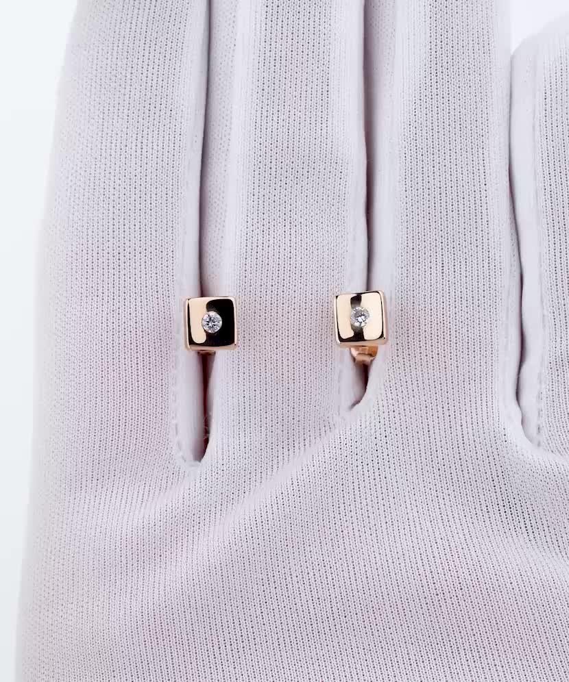 Auksiniai auskarai su cirkoniais - Perkamiausi - Goldinga