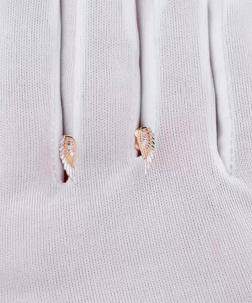 Auksiniai auskarai "Sparnas" - Auksiniai auskarai - Goldinga