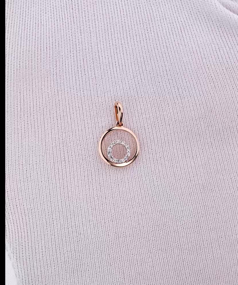 Auksinis pakabukas su deimantais - Pakabukai su brangakmeniais - Goldinga